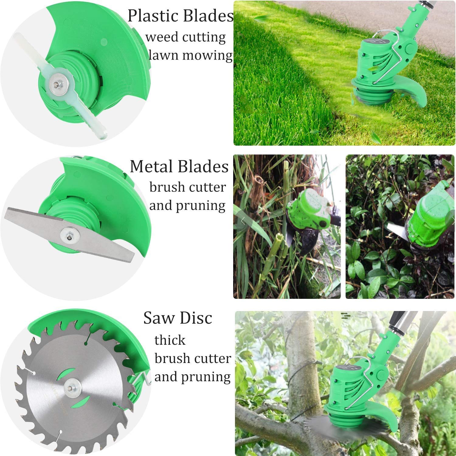 **21V Cordless Electric Grass Trimmer & Lawn Edger – 3000mAh Lithium-Ion Battery, Weed Brush Cutter with Replaceable Blade – Perfect for Lawn Care, Garden Maintenance & Yard Trimming**    *(Use Cases: Ideal for trimming grass, edging lawns, cutting weeds, and pruning bushes in gardens, yards, and outdoor spaces.)*