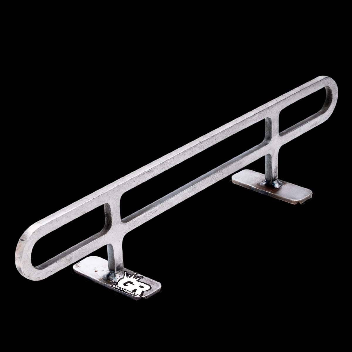 Grind Right Fingerboard Rail - Square Flat Bar for Skateboard & Fingerboard Tricks - Perfect for Indoor & Outdoor Training