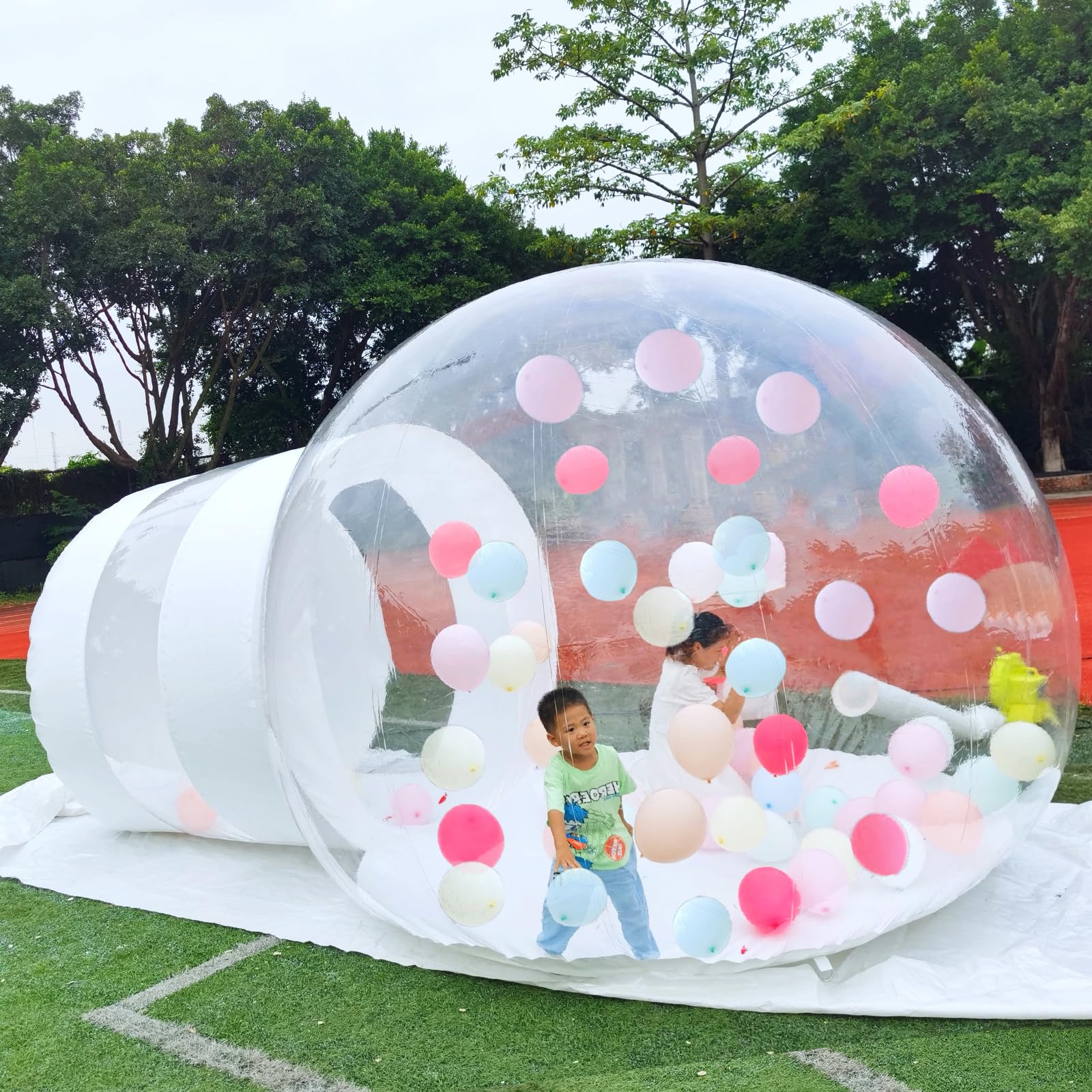 Inflatable Bubble Tent - Waterproof Transparent Outdoor Dome with Blower for Camping, Music Festivals & Stargazing | Luxury Inflatable Bubble House for Backyard, Beach & Glamping