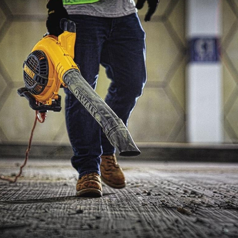 DEWALT DWBL700 12 Amp Corded Electric Handheld Leaf Blower - Refurbished with Warranty - Ideal for Yard Cleanup, Driveway Clearing & Home Maintenance