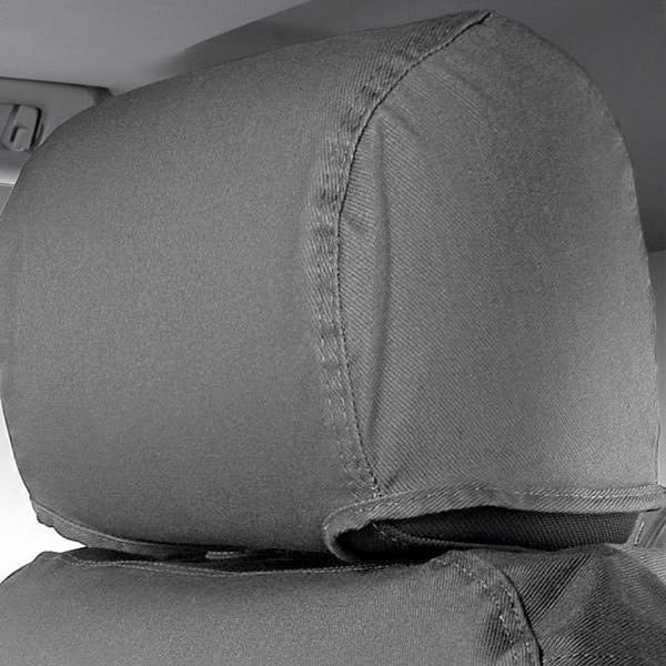 Covercraft Polycotton Custom Seat Covers - Universal Fit, Grey Color - Perfect for Car, Truck & SUV Protection | Durable & Washable Fabric for Everyday Use