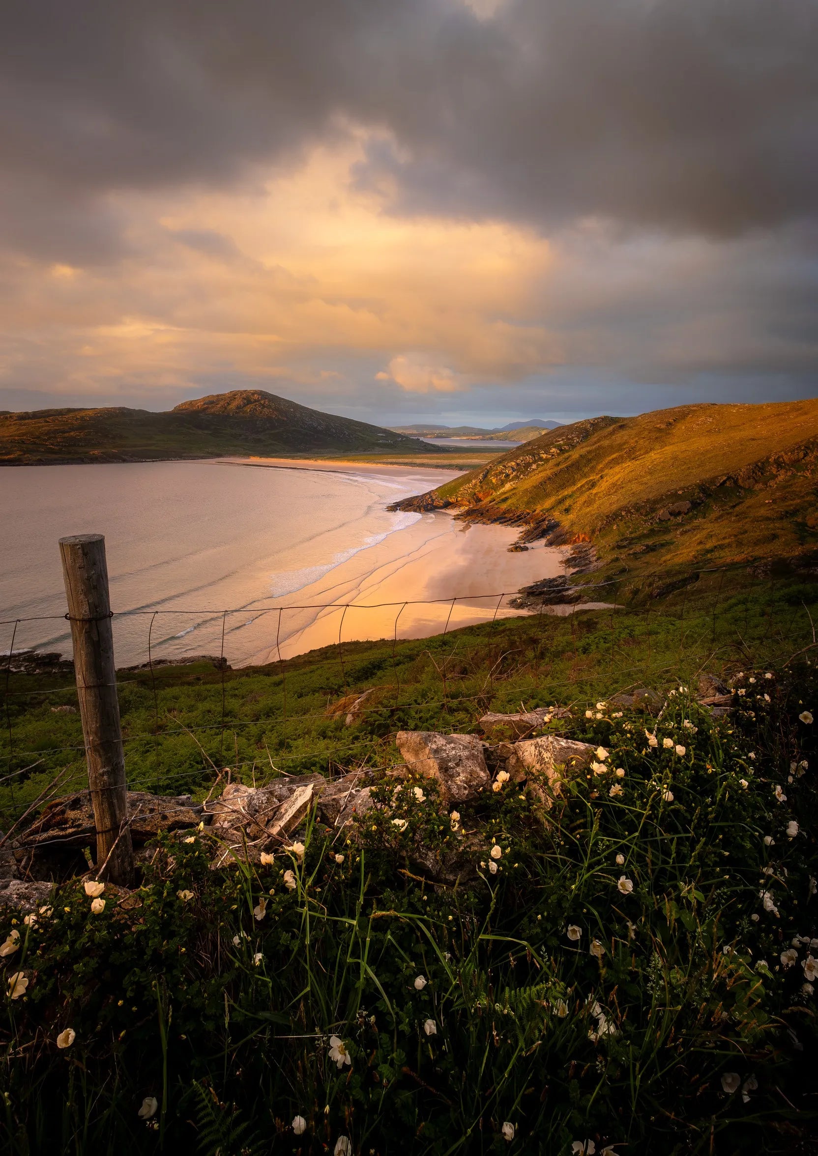 Kevin Sharkey - Tra Na Rossan Atlantic Drive Donegal Landscape Art Print | Coastal Wall Decor for Living Room, Bedroom & Office