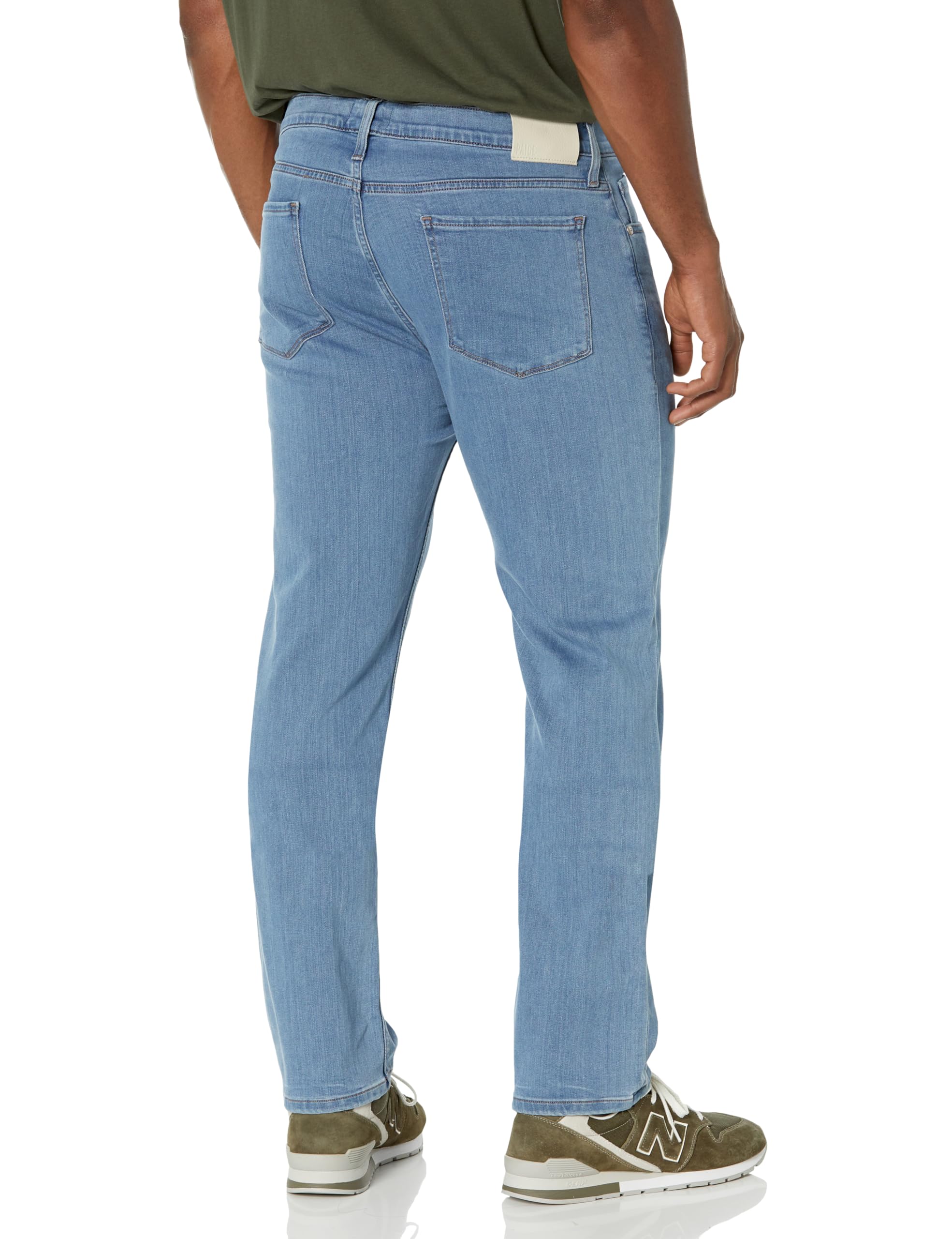 PAIGE Men's Normandie Transcend Slim Fit Stretch Denim Jeans | Comfortable & Stylish for Casual Wear, Office & Night Out