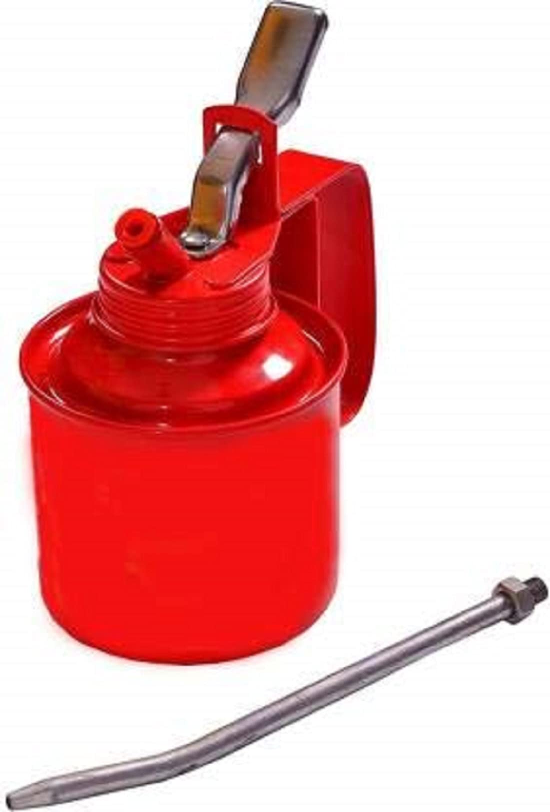 DLIEN Multi-Purpose Manual Lubricant Sprayer - 1/2 Pint Oil Can with Plastic Body, Lever Pump, 15cm Nozzle & Angled Spout for Car, Bike, Kitchen, Sewing Machine (Multicolor) | Perfect for Automotive Maintenance, Bicycle Care, Household Appliances & Industrial Equipment