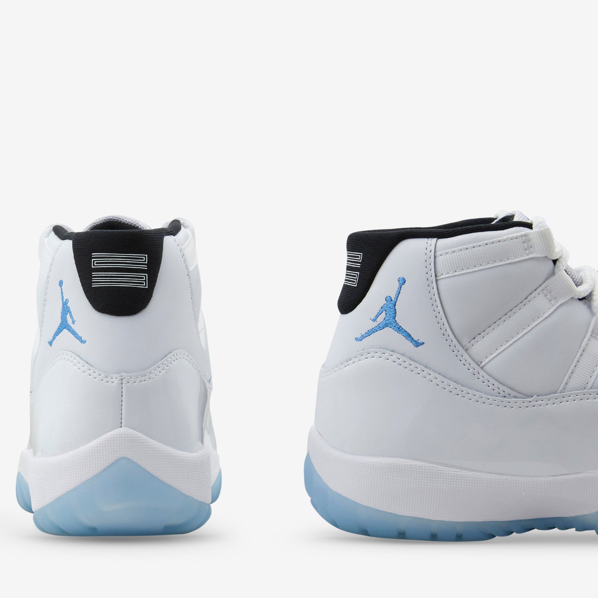 Air Jordan 11 Retro Sneakers - White, Legend Blue & Black Colorway | Men's Basketball Shoes for Court & Casual Wear