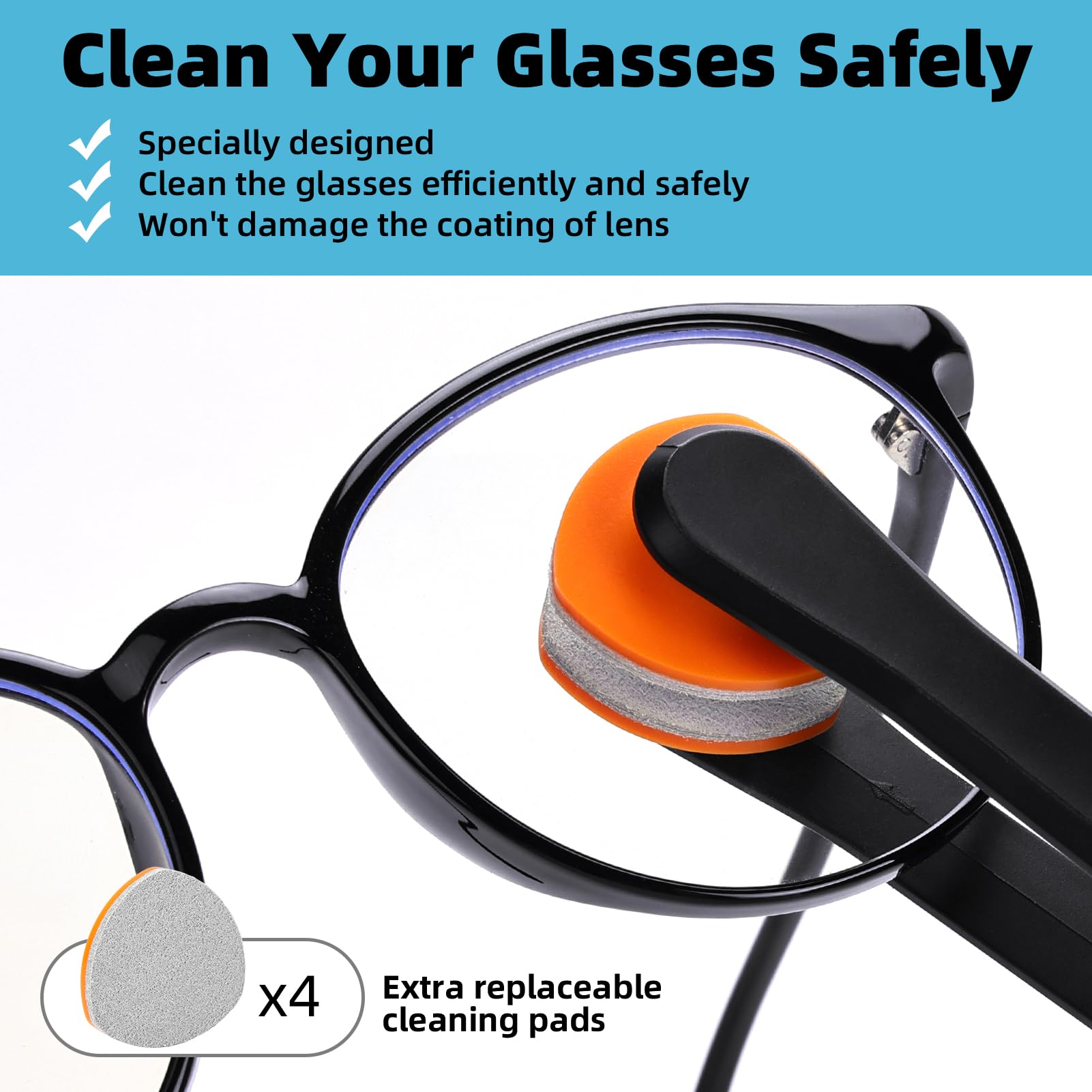 Premium Eyeglass Cleaner Kit - Anti-Fog Spray & Microfiber Cloth, Glasses Repair Tools with Screws - Portable Travel Case - Perfect for Office, Driving, Reading & Outdoor Activities