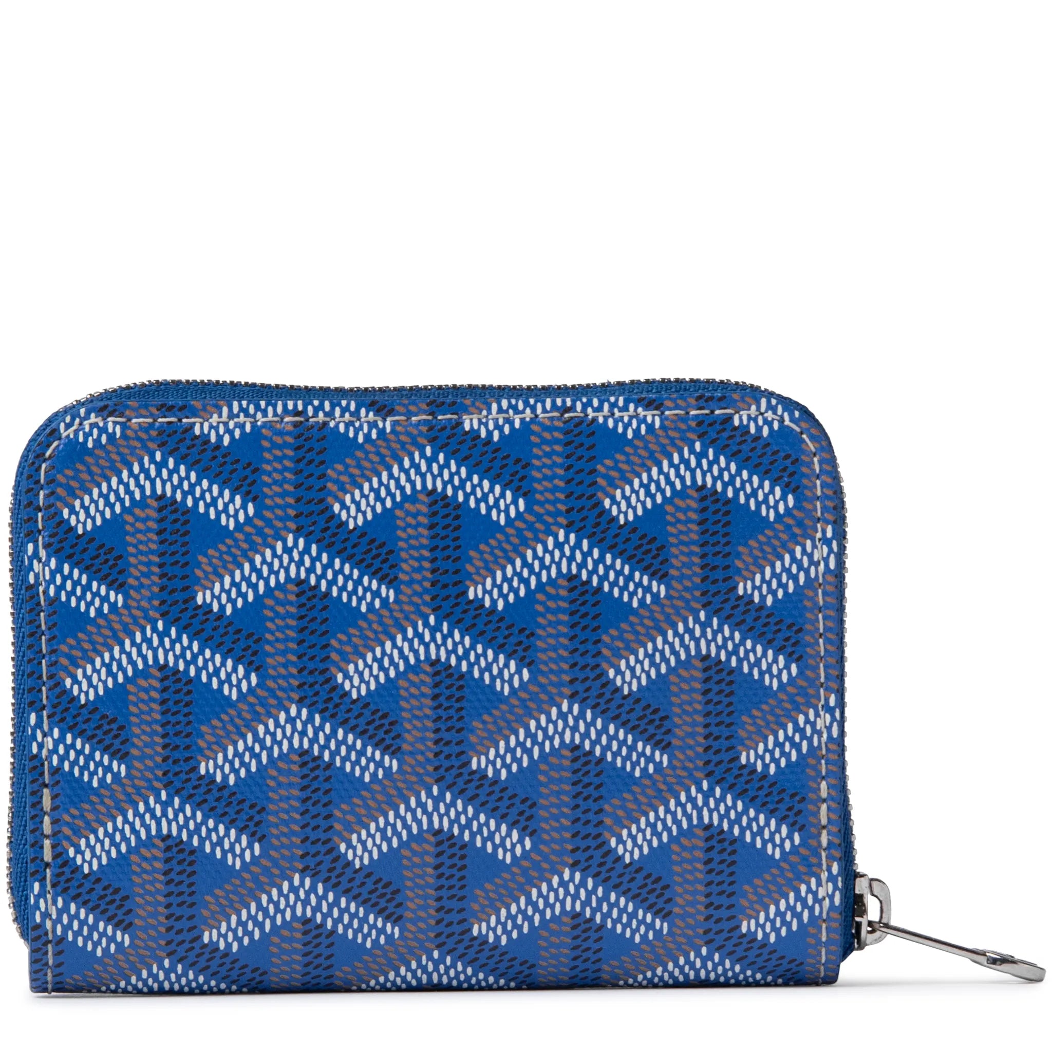 Goyard Matignon Sky Blue Mini Wallet for Women - Luxury Compact Card Holder & Cash Organizer - Perfect for Everyday Use, Travel, and Gifts