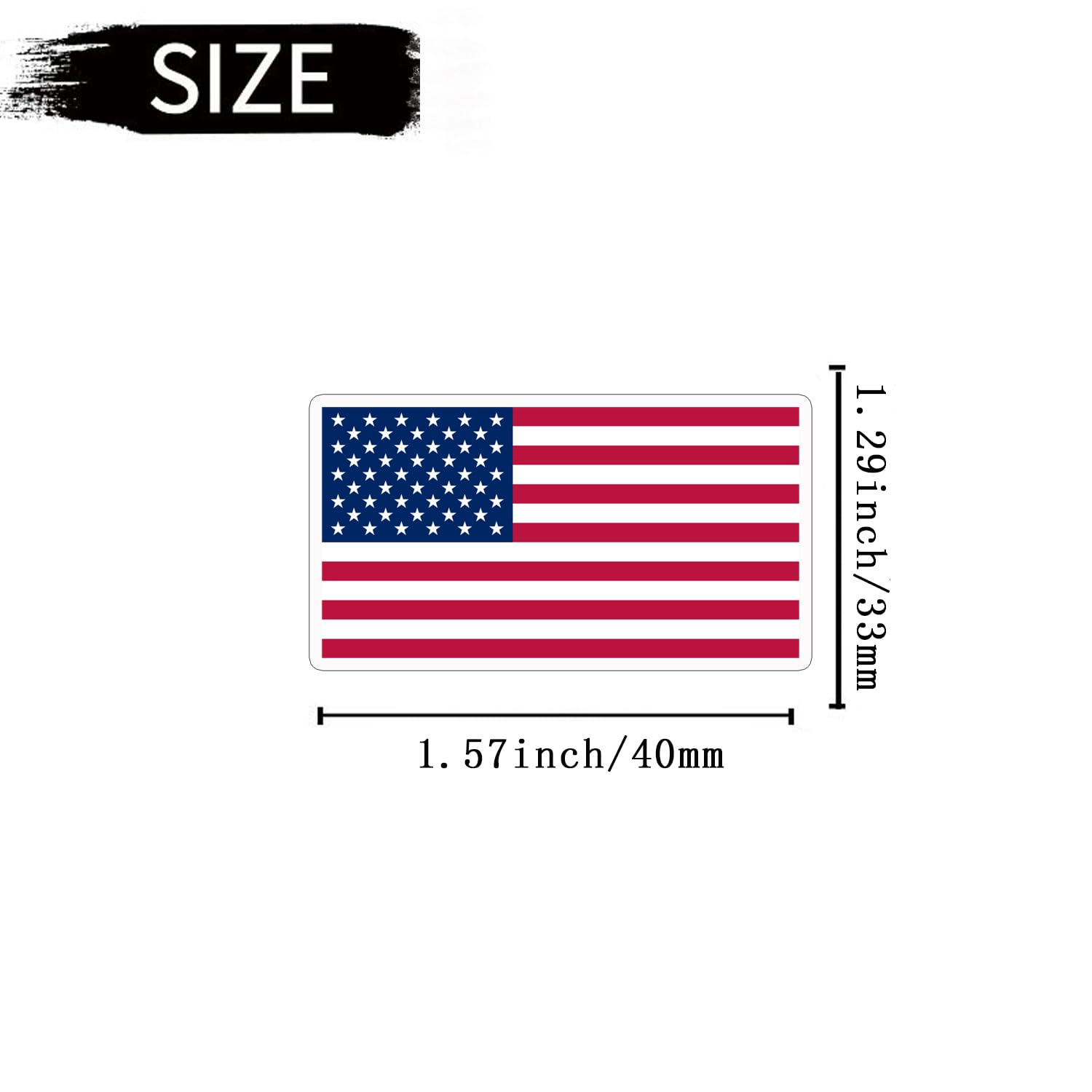6 Pack USA Flag Car Air Vent Clips - Patriotic Car Air Freshener & Diffuser with Strong Grip | Funny Car Interior Decor Accessories for Men & Women | Perfect for Road Trips, Office Commute & 4th of July Celebrations