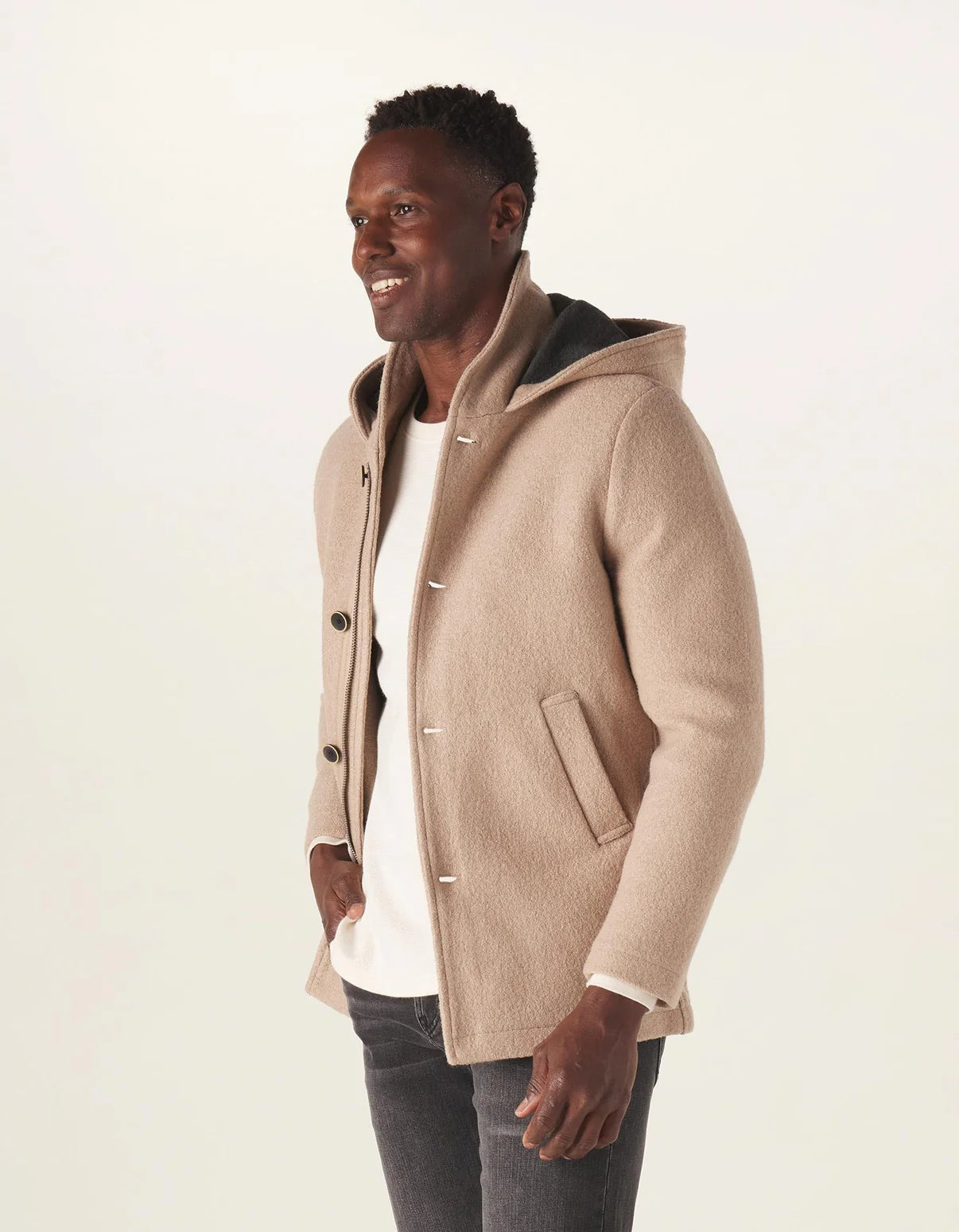 Balboa City Peacoat - Classic Wool Blend Winter Coat for Men & Women | Warm & Stylish Outerwear for Urban Commuting, Office & Casual Wear