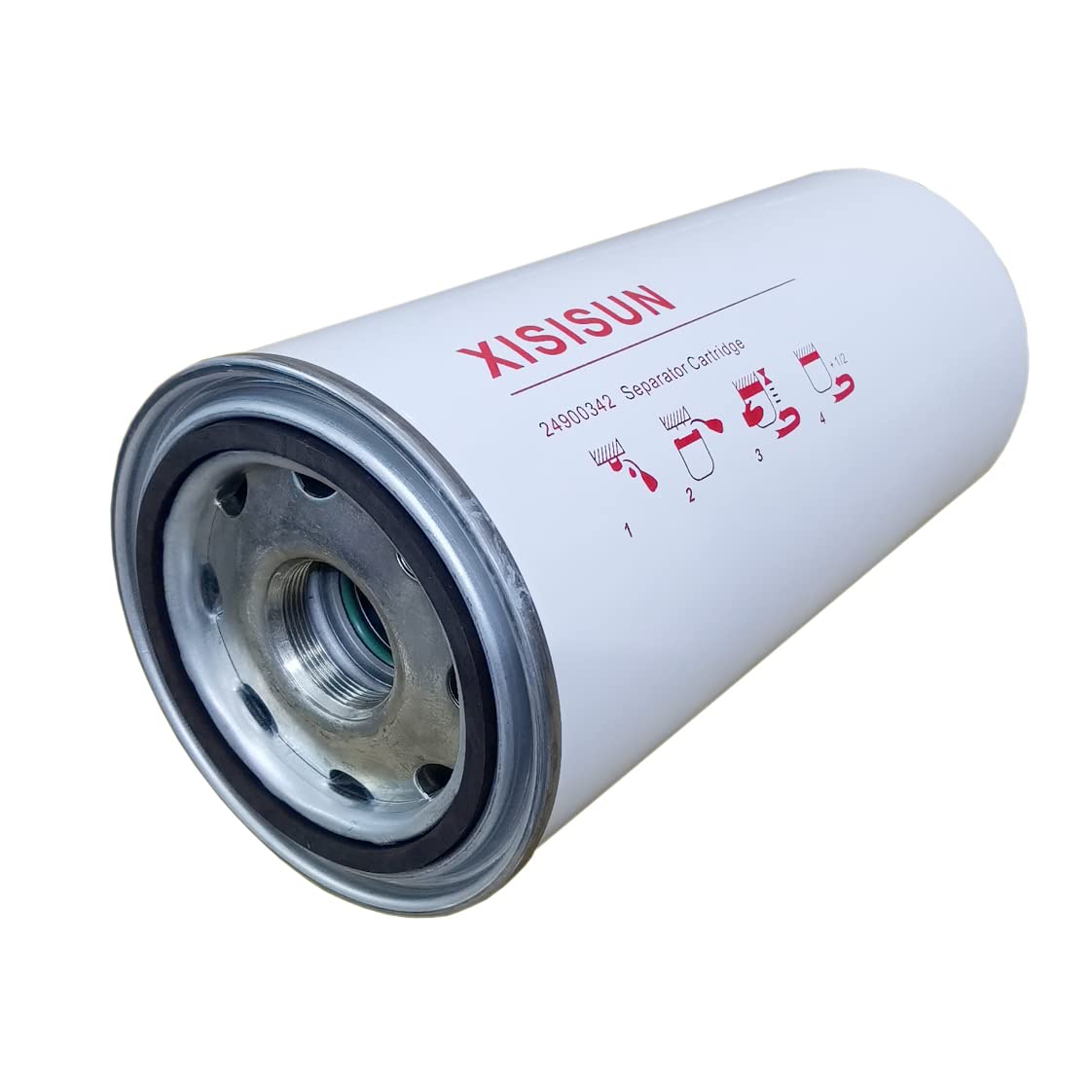 XISISUN Air Oil Separator Replacement for UP5-15/22 Air Compressor - Compatible with RS30/37/45KW Models - High Efficiency Filtration for Industrial & Workshop Use