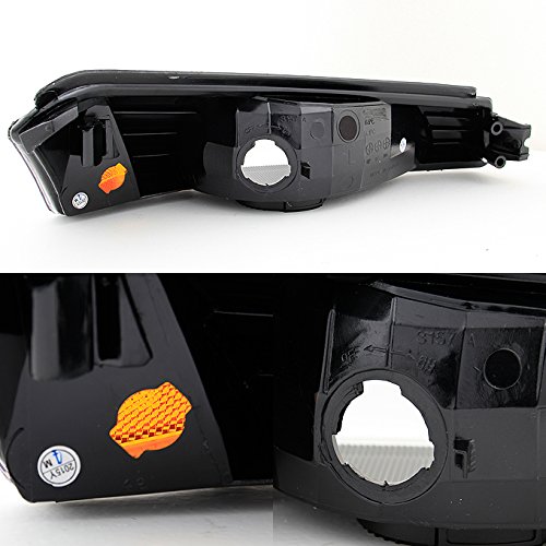 AKKON 4-Piece LED Headlight Kit for 2002-2006 Chevy Avalanche - Dual Halo Projector Headlights & Bumper Corner Lights | Improved Night Visibility & Stylish Upgrade for Off-Roading, City Driving & Custom Truck Mods