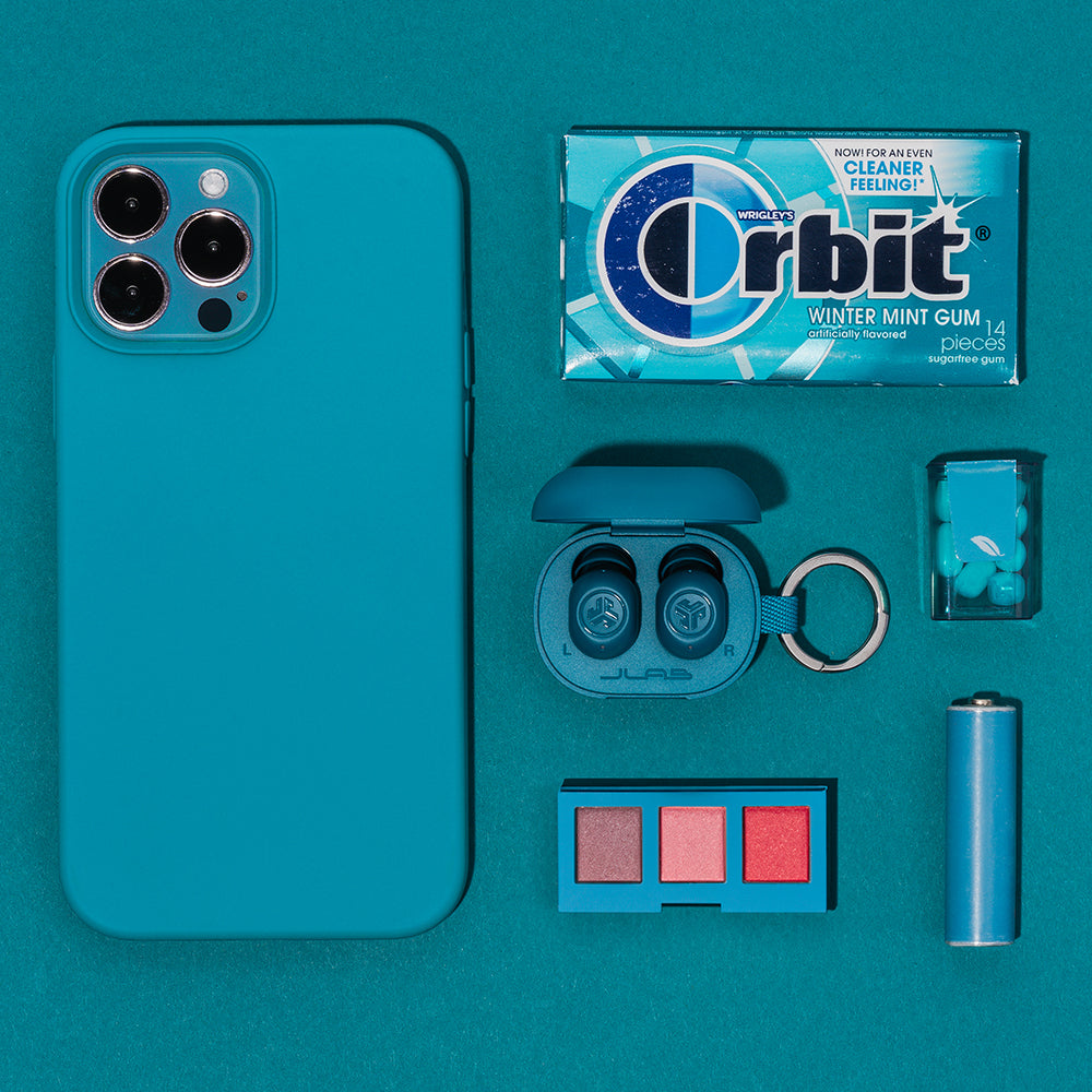 JBuds Mini True Wireless Earbuds - Bluetooth 5.0, IPX5 Waterproof, 24H Playtime, Noise Cancelling, Comfort Fit - Perfect for Gym, Running & Travel (Teal)