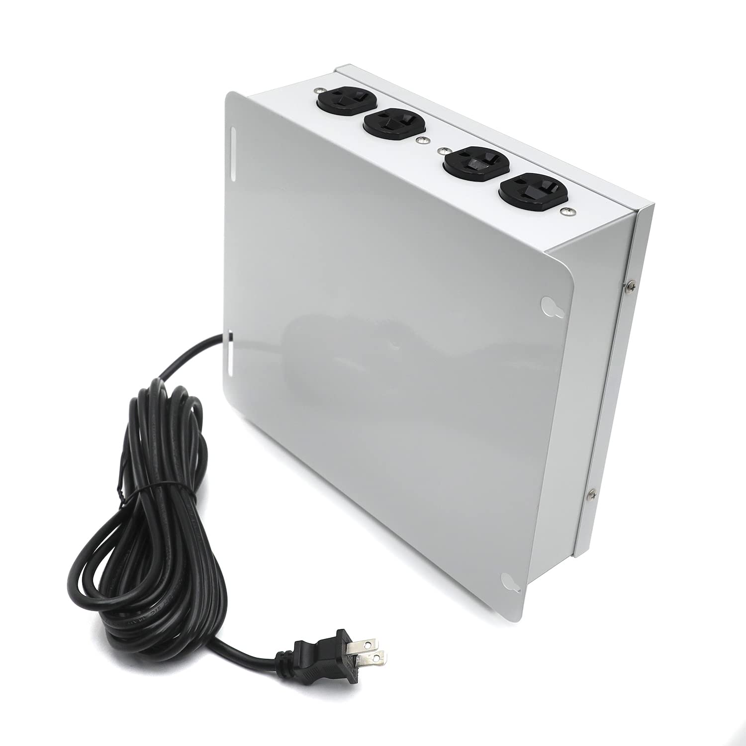 HTTMT 8-Light HID Hydroponic Ballast Controller with Trigger Cord - 120V/240V 50A Master Electric Box for Indoor Gardening, Greenhouse, Lawn & Patio Plant Growth | Perfect for Commercial Grow Rooms & Home Hydroponic Systems [P/N: ET-TOOL036-WHITE]