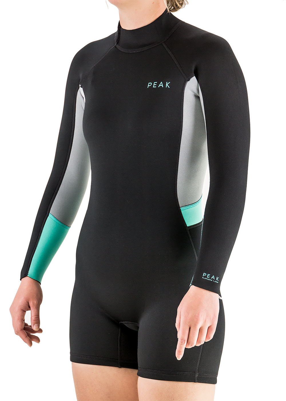 Peak Women's 1.5mm Neoprene Long Sleeve Spring Wetsuit for Surfing, Diving & Water Sports | Warm & Flexible Swimwear for Cold Water Activities