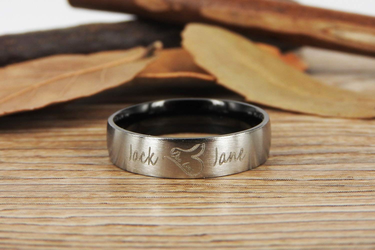 Two Hearts Become One Matching Wedding Rings Set for Couples - His and Her Promise Rings, Engraved Bands for Anniversaries, Proposals & Romantic Gifts