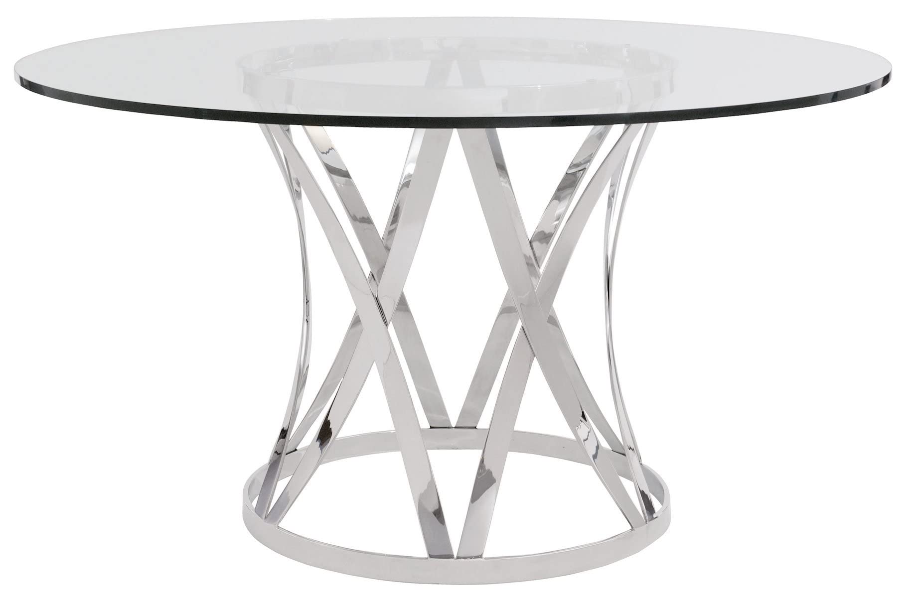 38 Inch Round 1/4 Inch Thick Tempered Glass Table Top - Clear, Flat Polish Edge - Durable & Safe for Dining Tables, Coffee Tables, and Countertops - Fab Glass and Mirror