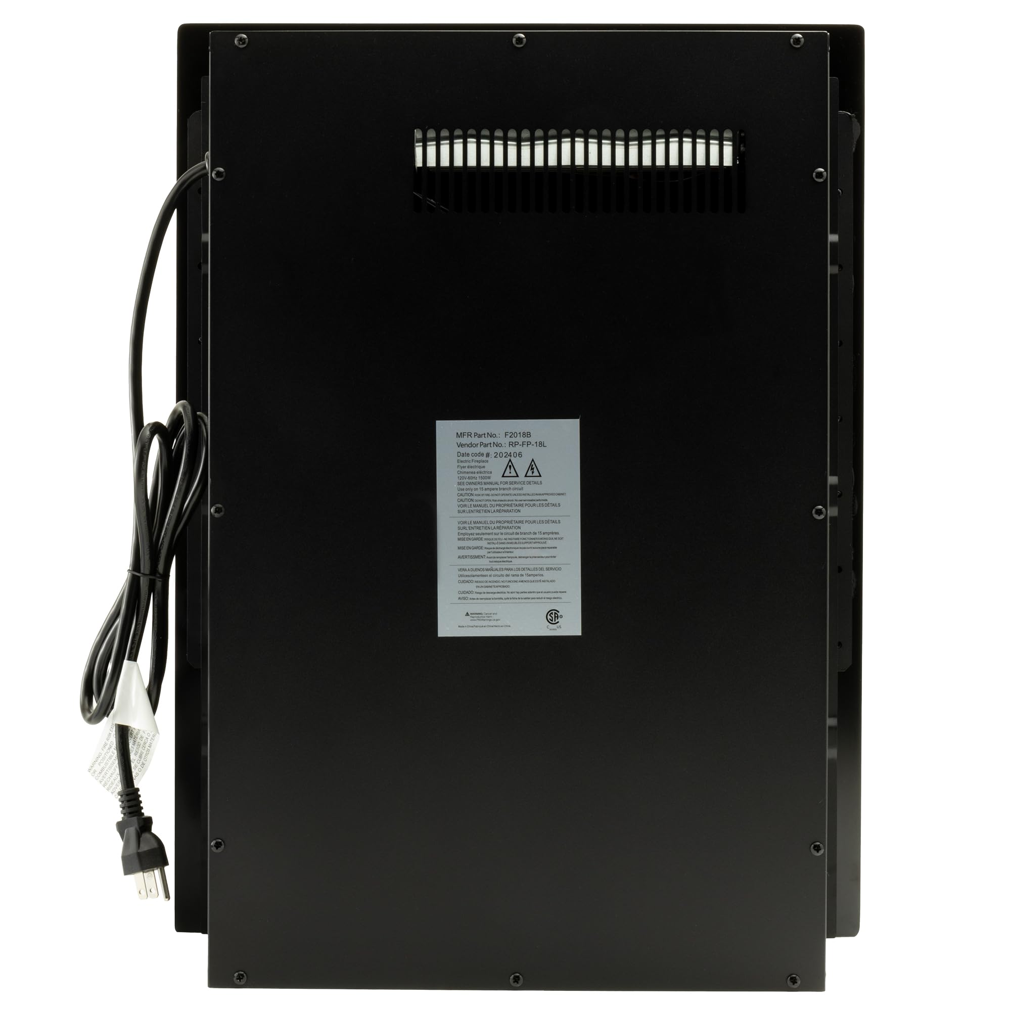 RecPro RV Electric Fireplace - 18