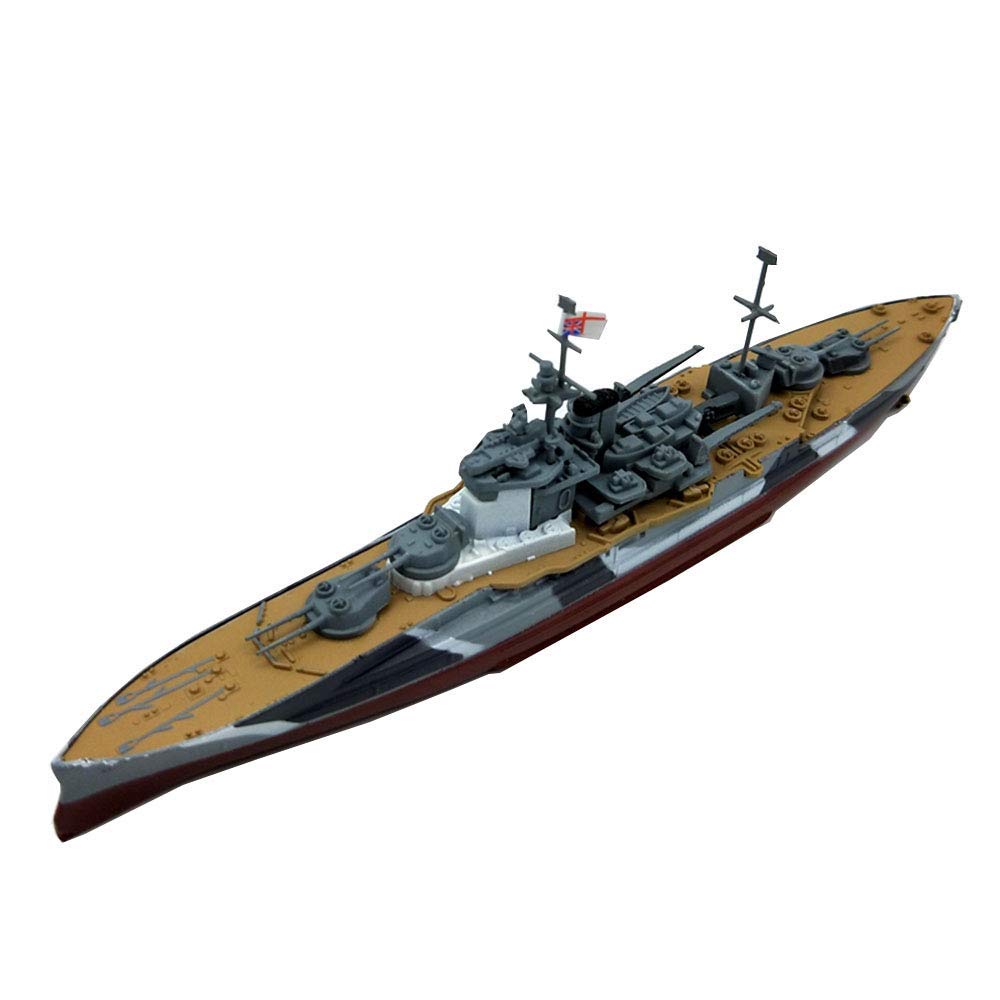 1/1000 Scale WWII British Navy Queen Elizabeth Battleship Plastic Model Kit - Military Ship Building Hobby, Collectible Display & Unique Home Decor Gift for History Enthusiasts | Perfect for War Room Decor, Model Showcase & Navy Themed Gifts