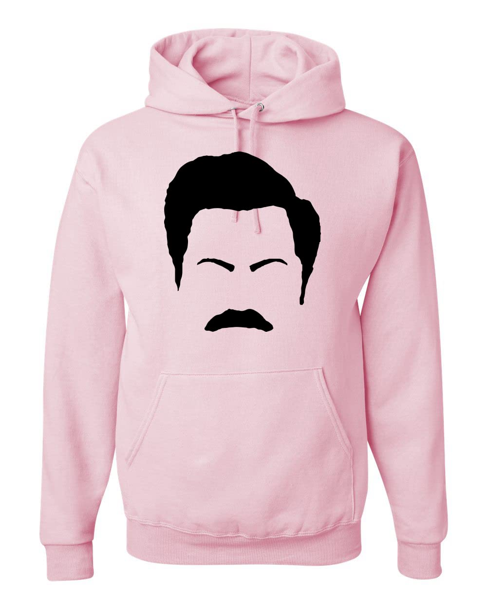 Ron Swanson Mustache Hoodie - Wild Bobby Parks and Rec Graphic Sweatshirt for Men & Women | Perfect for TV Show Fans, Comedy Lovers and Casual Wear