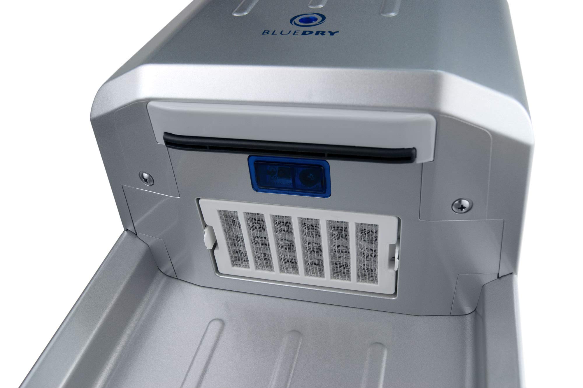 BLUEDRY High-Speed Hand Dryer with Fast Dry Air Blade Technology - Silver | Commercial & Public Restroom Hand Drying Solution for Offices, Hotels, and Airports