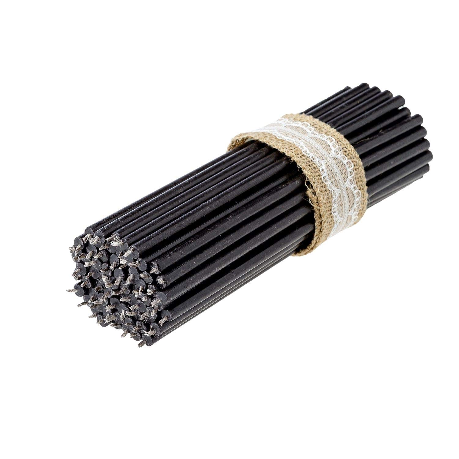Pure Beeswax Taper Candles - No-Drip Smoke-Free 11.6