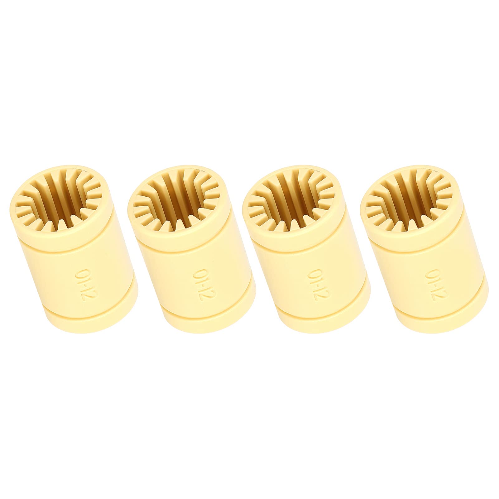 Durable Yellow Plastic Bearing Shafts for Mendel & RepRap 3D Printers - High-Quality 3D Printing Kit for Smooth Motion & Precise Printing | Perfect for DIY 3D Printer Upgrades & Repairs