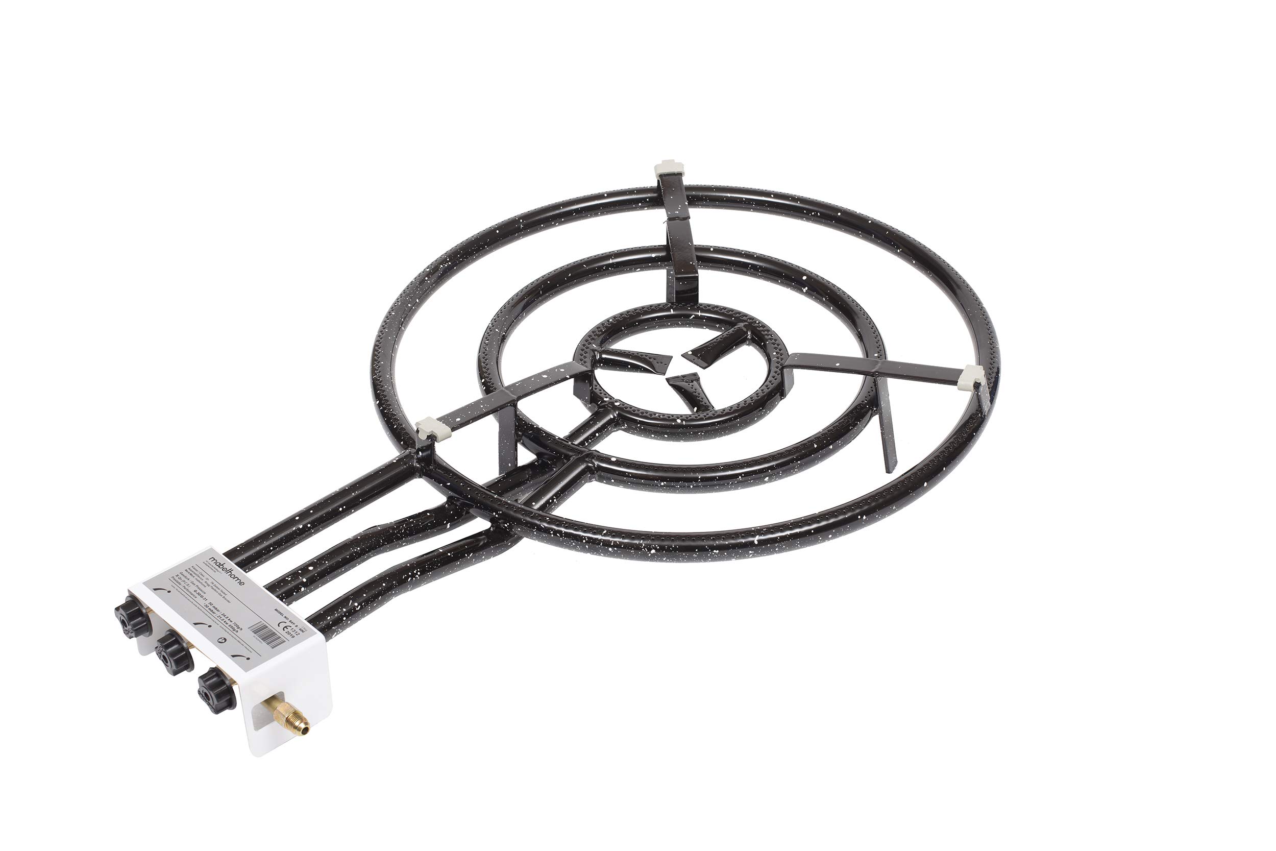 Premium Mabel Home Paella Pan Set with Burner & Stand - Complete Kit for 8, 14 & 20 Servings (26-inch for 20 Servings) - Perfect for Outdoor Cooking, Spanish Cuisine & Family Gatherings
