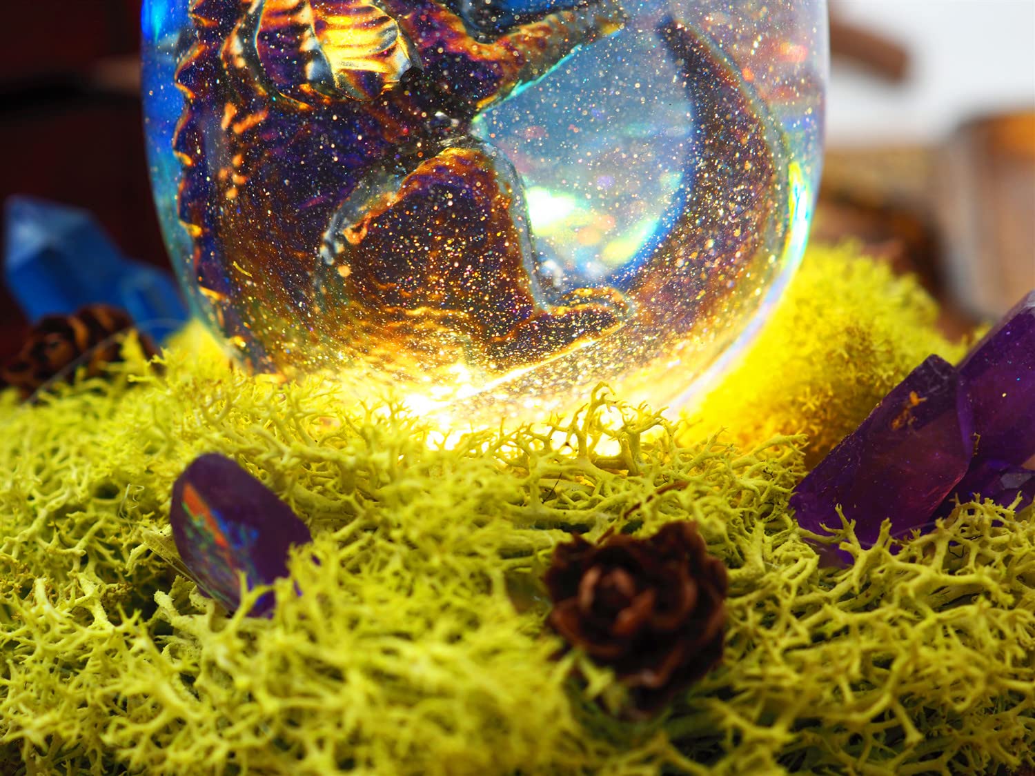 3D Dragon Egg Silicone Mold Set for Resin, Cake Decorating & Crafts