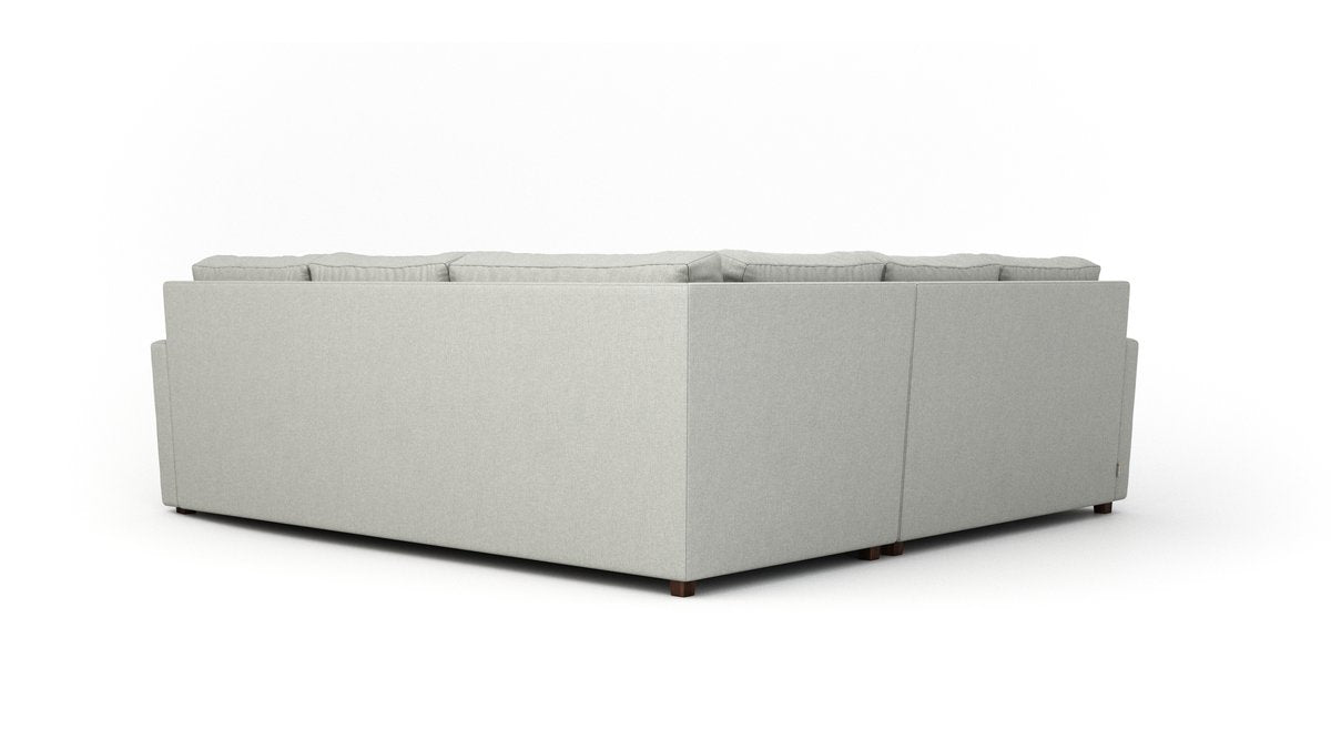 Extra Deep Couch Potato Lite Sectional Sofa - Comfortable Modular Living Room Furniture for Small Spaces & Apartments | Perfect for Lounging, Movie Nights & Relaxation