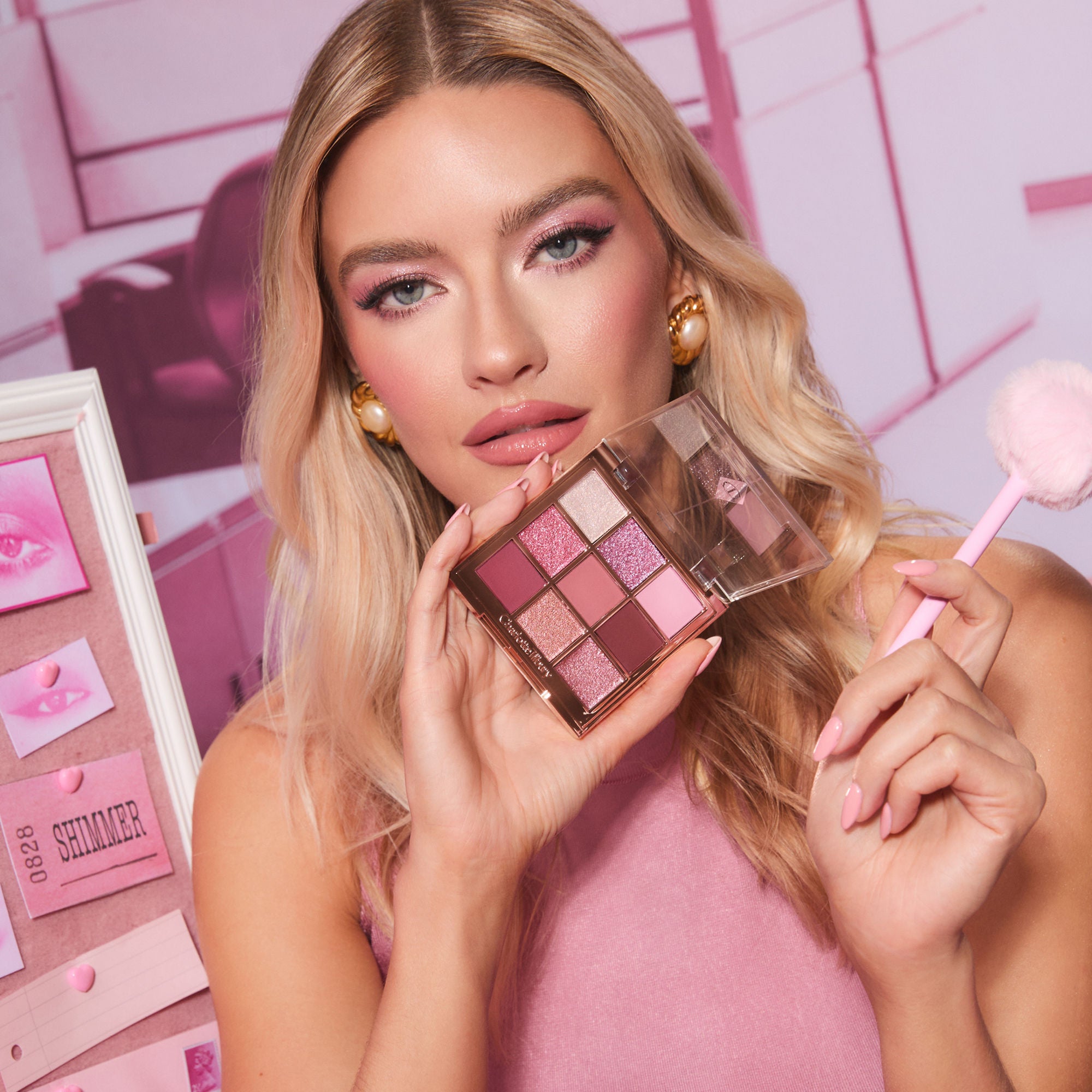 Charlotte's Palette Of Beautifying Eye Trends - Professional Eyeshadow Palette for Stunning Makeup Looks | Perfect for Daytime Office Wear & Nighttime Party Glam