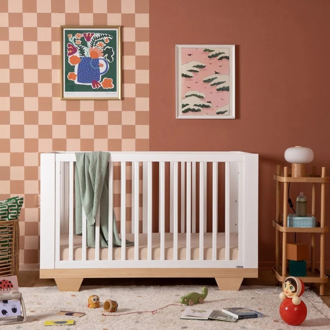 **Dadada Spirit 8-in-1 Convertible Baby Crib – Adjustable Height, Toddler Bed & Daybed – Safe & Stylish Nursery Furniture for Newborns to Teens – Perfect for Small Spaces & Modern Nurseries**
