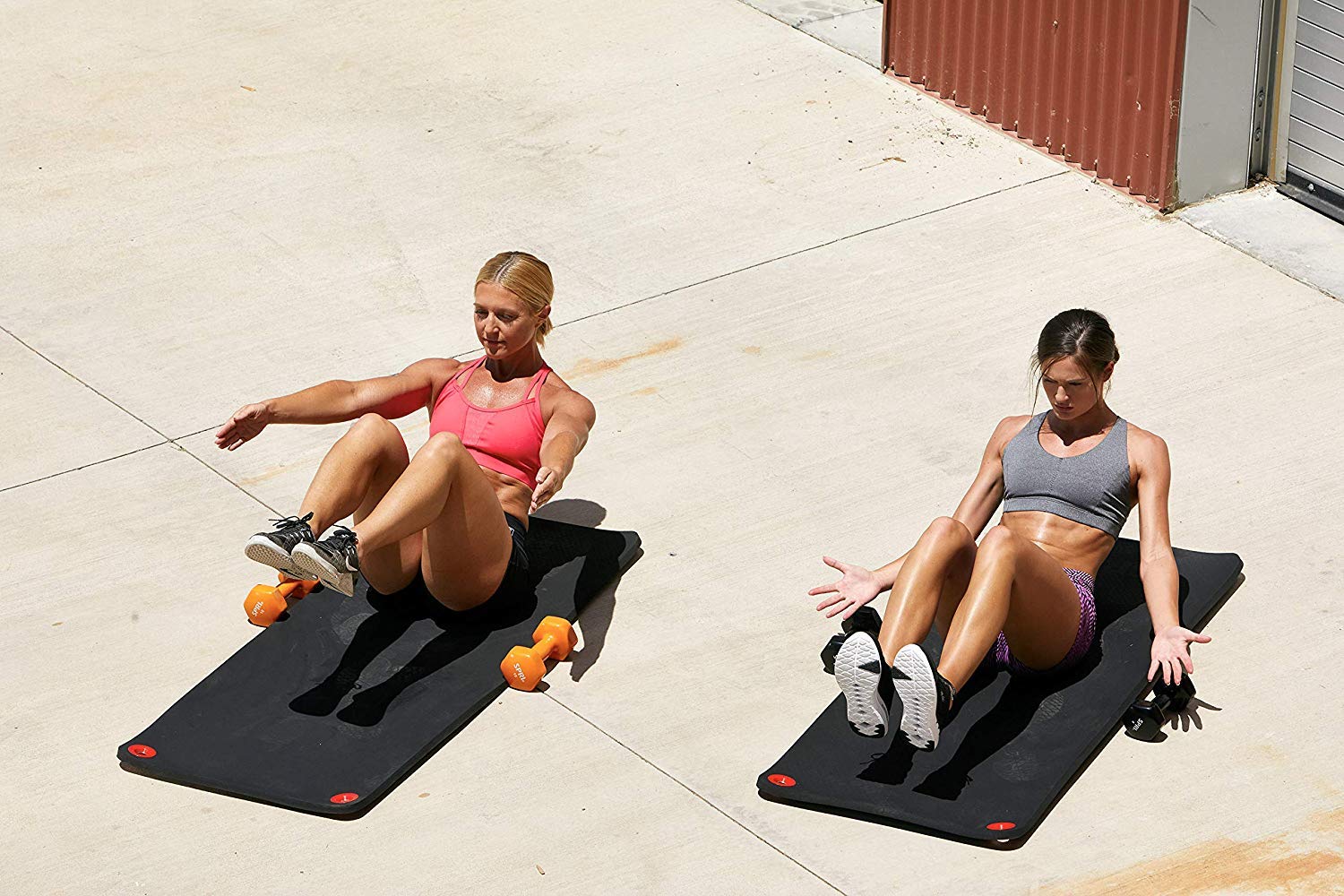 SPRI Hanging Exercise Mat - Premium Commercial Grade Fitness & Yoga Mat for Group Classes with Reinforced Holes - Perfect for Gyms, Studios & Home Workouts