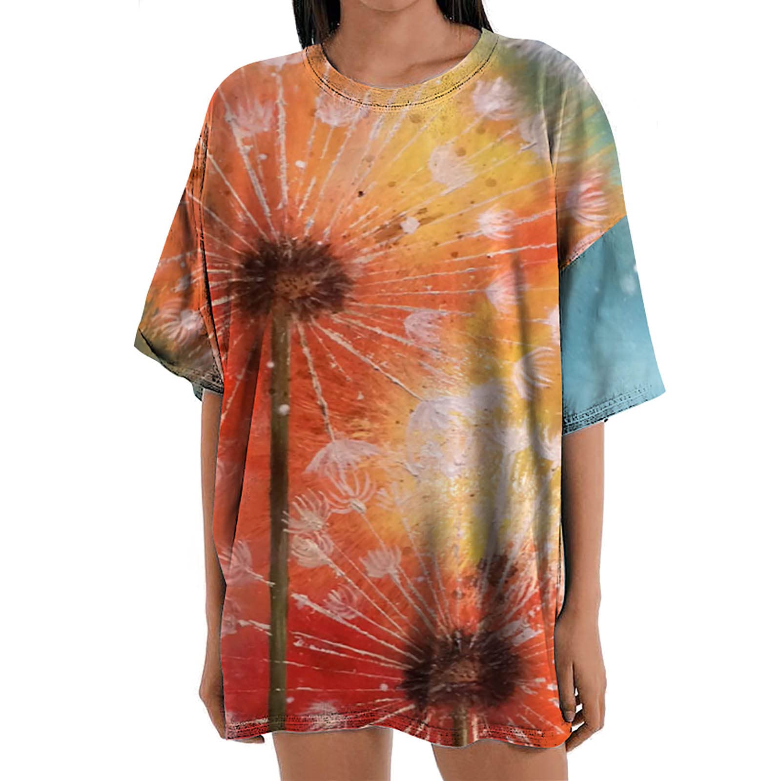 Women's Floral Printed Short Sleeve Blouse - Casual Summer T-Shirt Top | Most Wished for Choice | Perfect for Beach Outings, Date Nights & Office Casual Wear