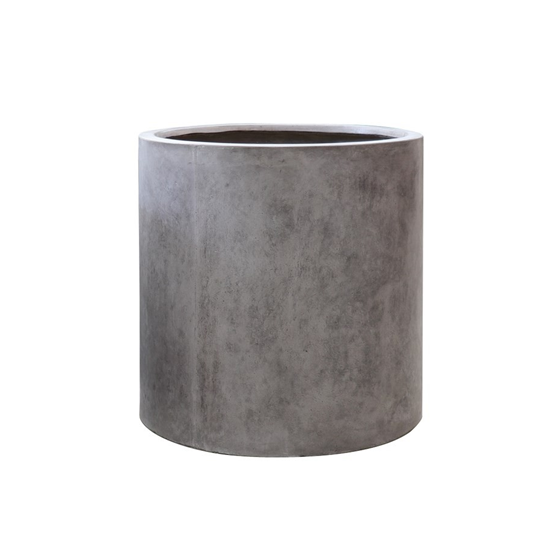 Mikonui Small Cement Outdoor Planter for Garden, Patio, Balcony - Durable and Weather-Resistant Plant Pot for Succulents, Flowers, Herbs