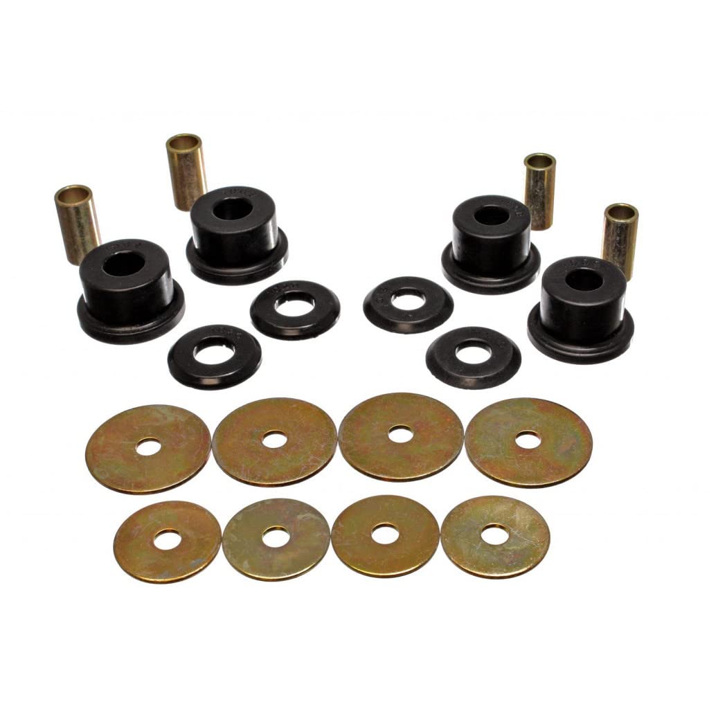 Energy Suspension Performance Sub-Frame Bushing Set for 1990-1994 Mitsubishi Eclipse (Black) | 5.4105G | Improves Handling & Reduces Vibration for Street & Track Use
