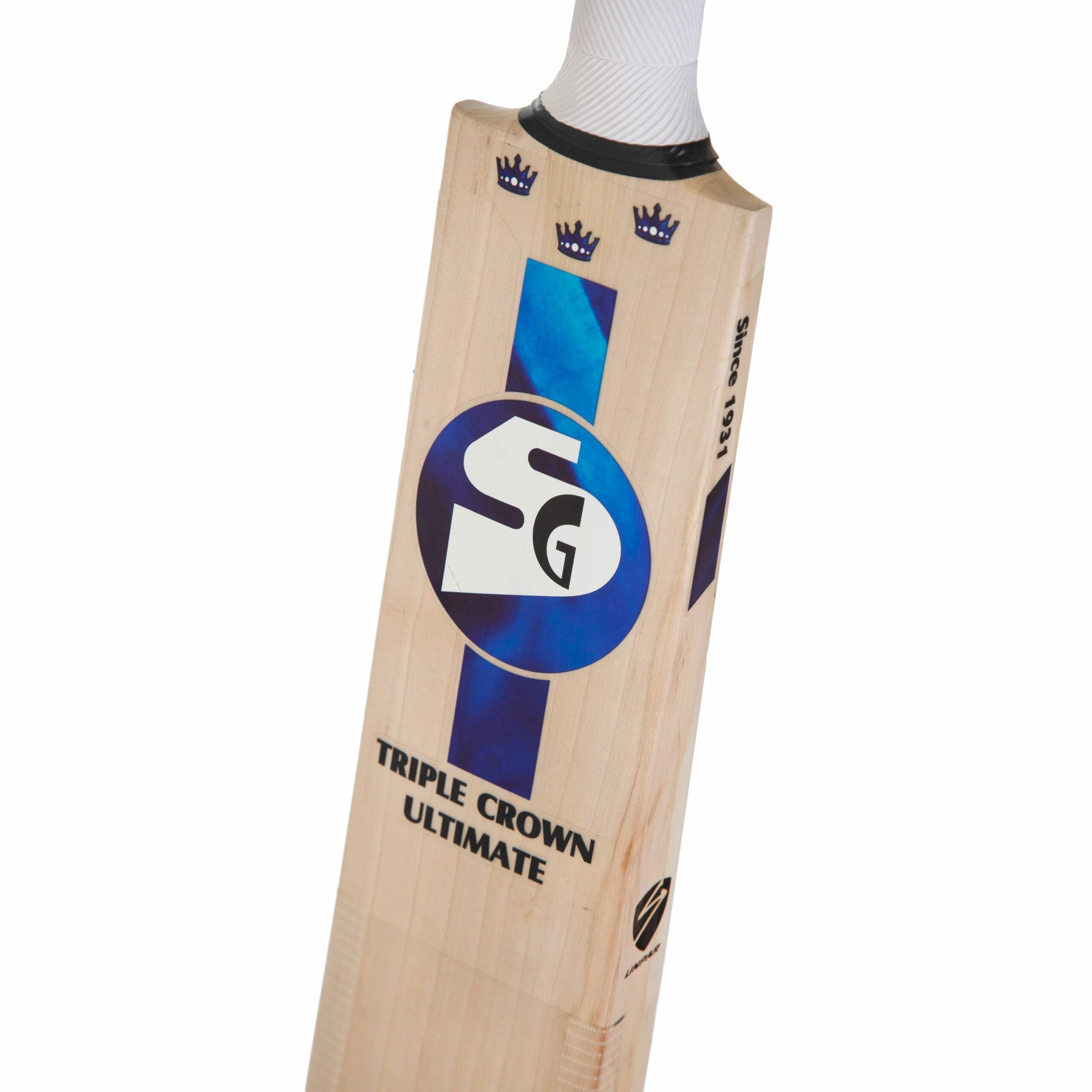 Premium SG Triple Crown Ultimate English Willow Cricket Bat - Professional Grade for Matches & Training - Perfect for Club, League, and Tournament Play