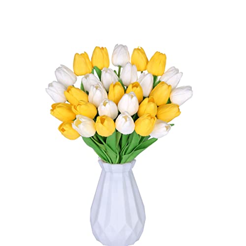 Yellow and White