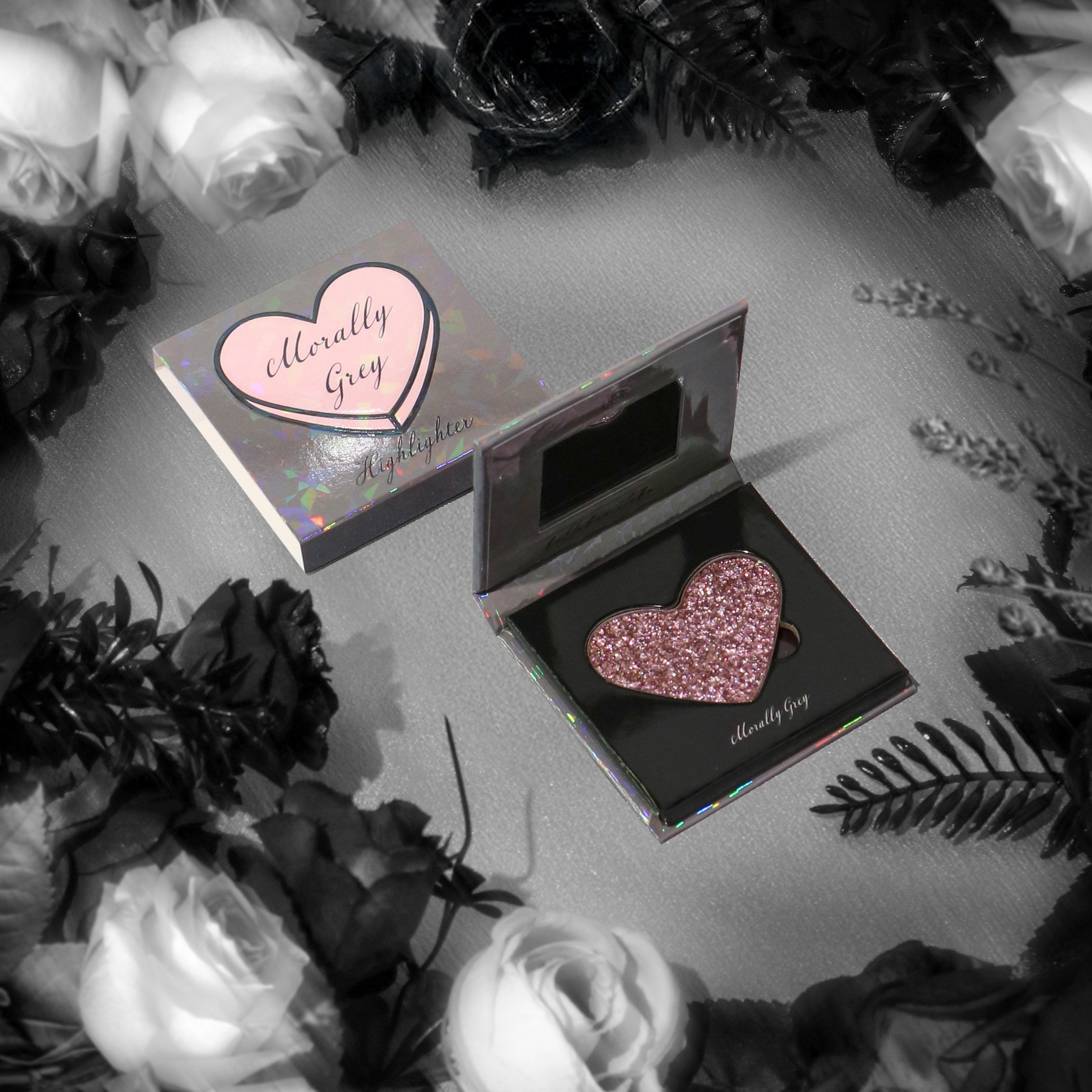 Morally Grey Highlighter - Vibrant & Long-Lasting Makeup for Bold Eyebrows & Contouring | Perfect for Everyday Glam & Night Out Looks
