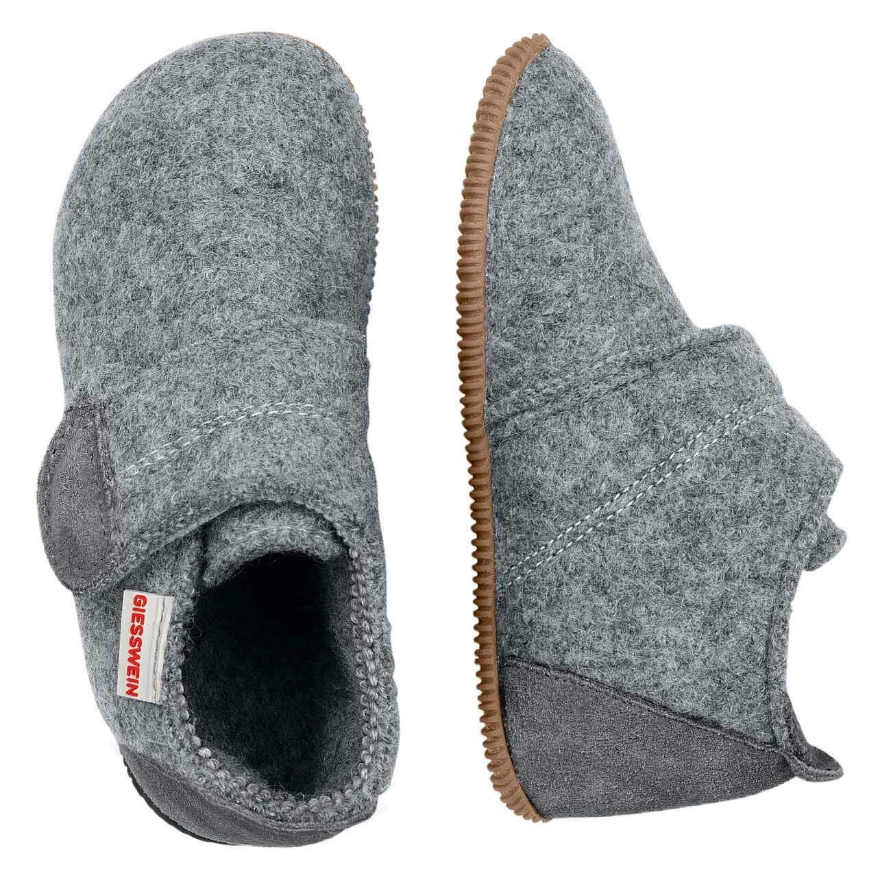 Giesswein Kids Low-Top Slippers - Soft Indoor House Shoes for Boys & Girls - Comfortable Non-Slip Soles for Home, School & Playtime