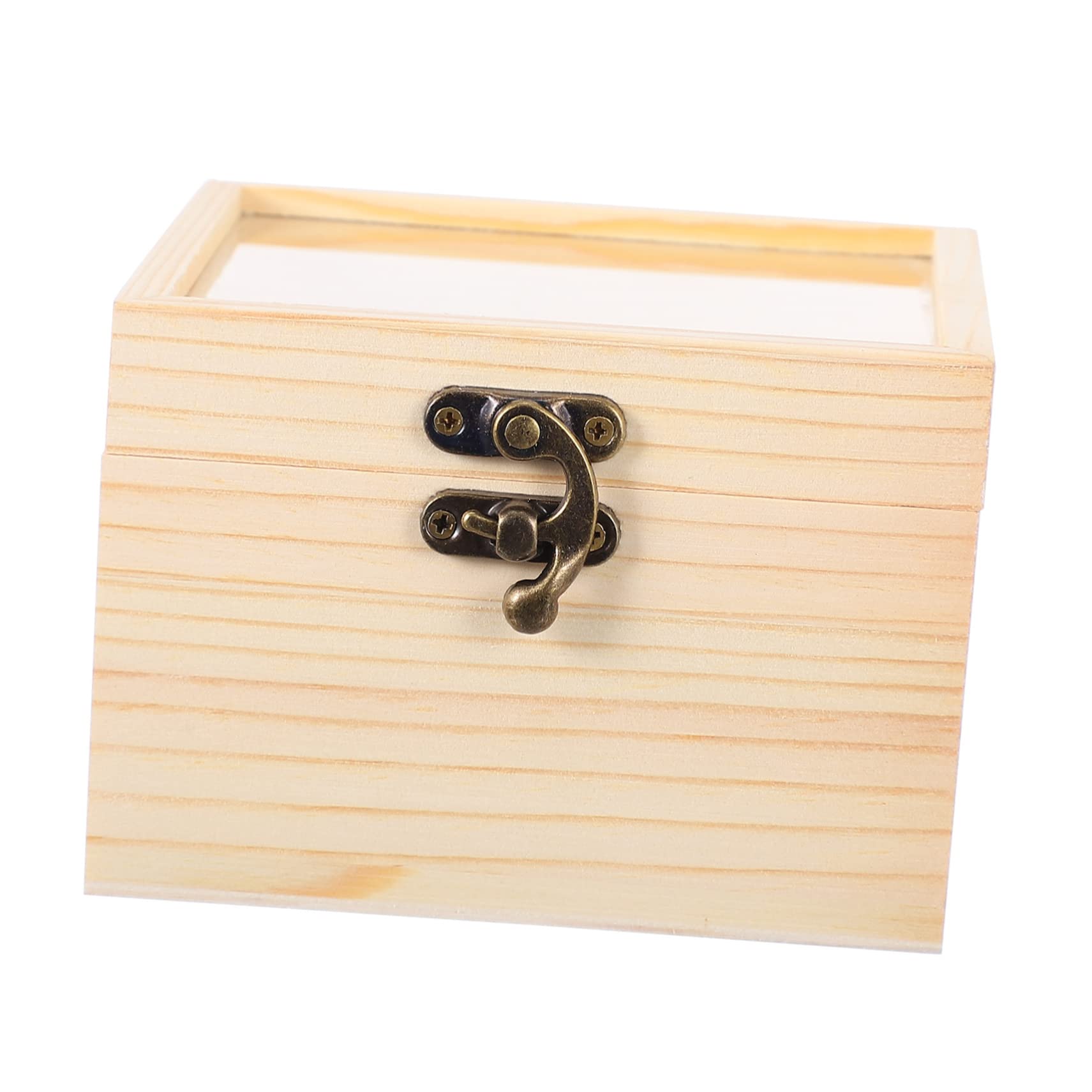Elegant Wooden Keepsake Box 15x15x10cm - Jewelry Storage, Tea Organizer, Cosmetic Holder - Perfect for Wedding Gifts, Party Favors & Home Decor