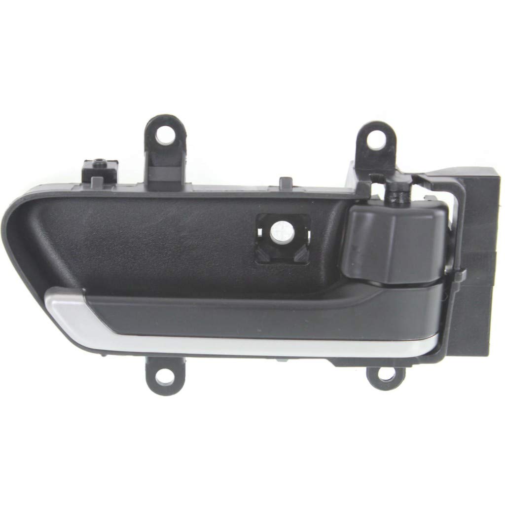 Nissan Murano 2003-2005 Interior Door Handle - Front or Rear Passenger Side Black with Door Lock Button | Compatible with SE/SL/S Trim | Perfect for Car Repair & Interior Upgrades