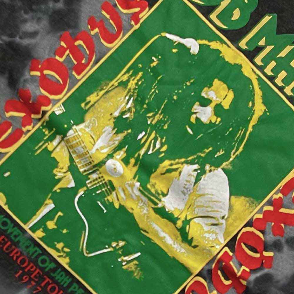 Bob Marley Exodus Tie Dye Unisex T-Shirt - Vintage Reggae Music Band Tee for Men & Women - Perfect for Concerts, Festivals and Casual Wear