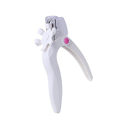 Professional Stainless Steel Nail Clippers for Acrylic & Fake Nails - Adjustable Manicure Tool with Cuticle Trimmer for Nail Art & Edge Shaping | Perfect for Salon, Home Use & Travel Manicure Kits
