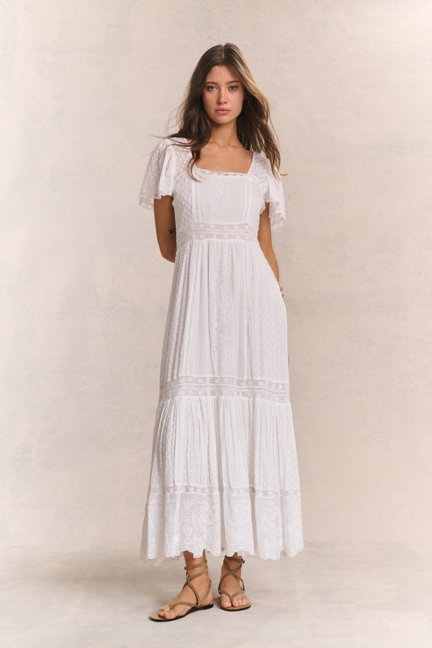 Norma Maxi Dress for Women - Flowy Long Summer Dress with Pockets, Boho Chic Beach Cover Up - Perfect for Vacations, Weddings & Casual Outings