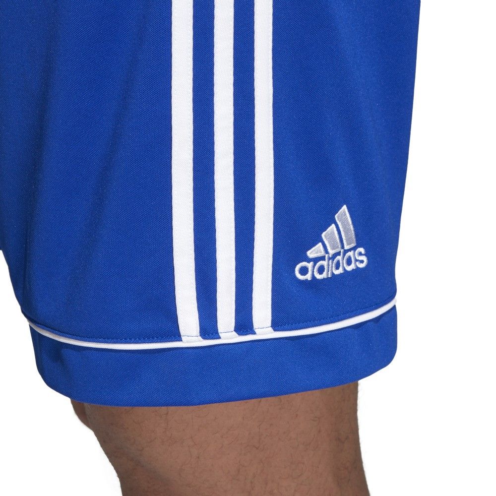 Adidas Youth Squadra 17 Soccer Shorts - Blue & White Athletic Shorts for Boys - Perfect for Training, Games & Casual Wear