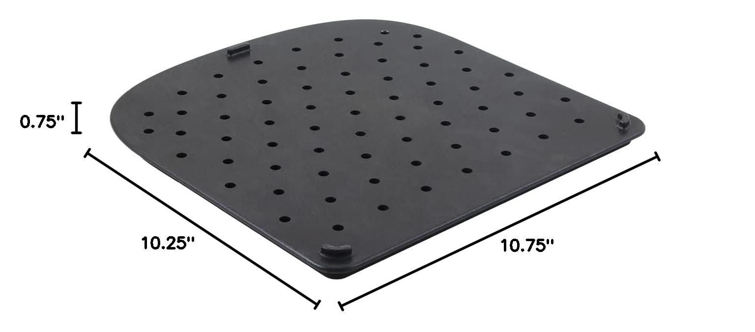 Non-Stick Grill Griddle Plate for NuWave Brio 14qt & 15.5qt Air Fryer – Indoor Grilling Accessory – Compatible with NuWave Brio Digital Air Fryers – Perfect for Burgers, Steaks & Breakfast Cooking at Home