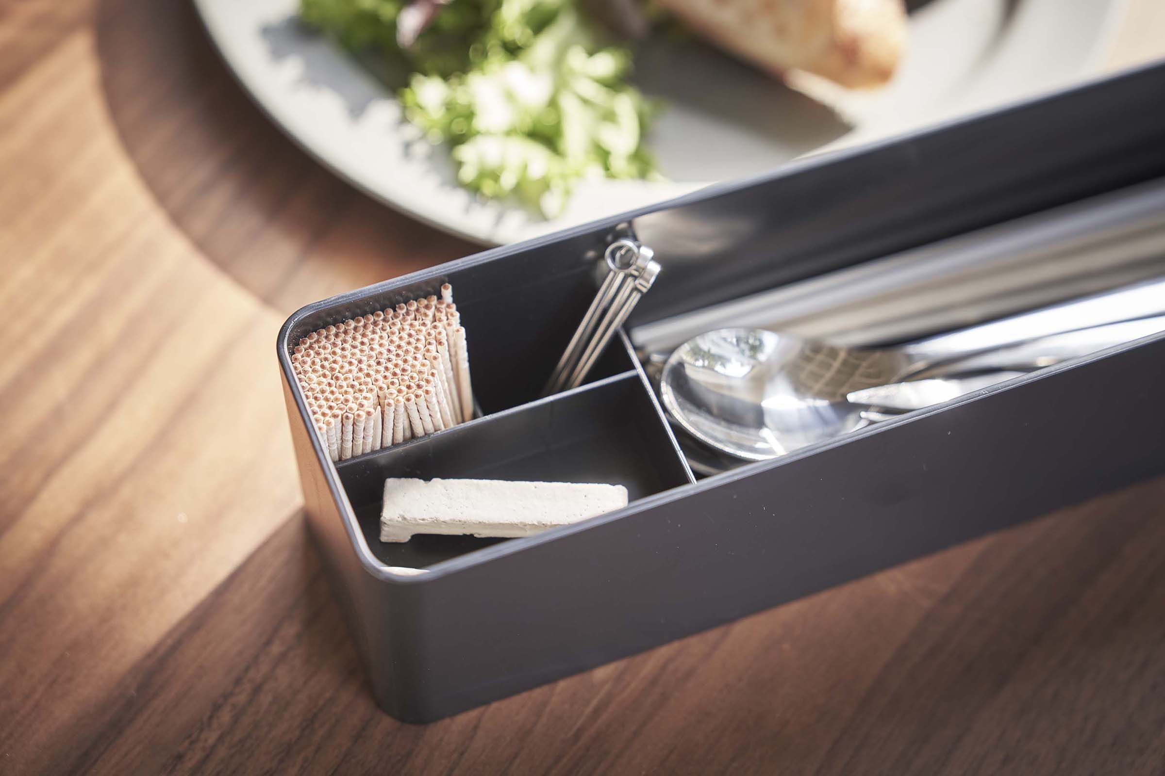 Rin Utensil Case - Durable Travel Cutlery Holder for Camping, Picnics & On-the-Go Meals - Compact Silverware Organizer for Home, Office & Outdoor Use