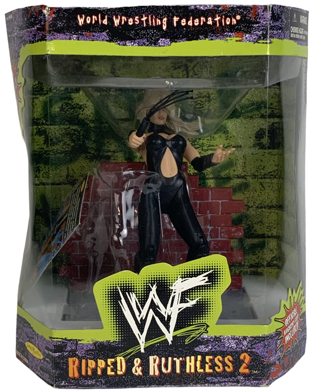 1998 WWF Jakks Pacific Ripped & Ruthless Series 2 Sable Wrestling Action Figure - Collectible Vintage Toy for WWF Fans & Wrestling Memorabilia Collectors - Perfect for Display, Play, and Nostalgic Gift Giving