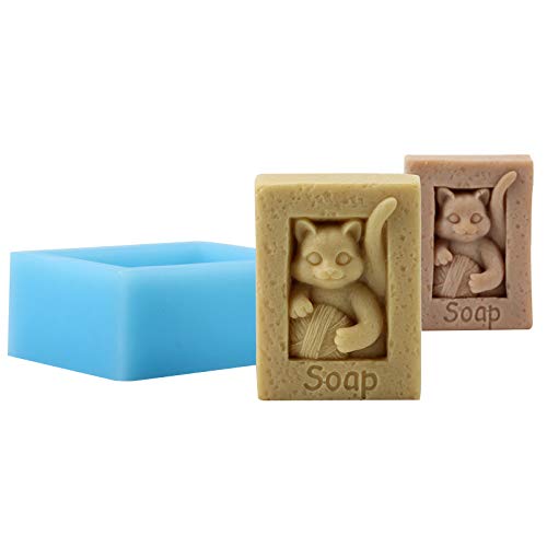 Premium Cat-Shaped Silicone Soap Molds for DIY Handmade Soaps & Candles - Perfect for Crafting, Gifts, and Home Decor
