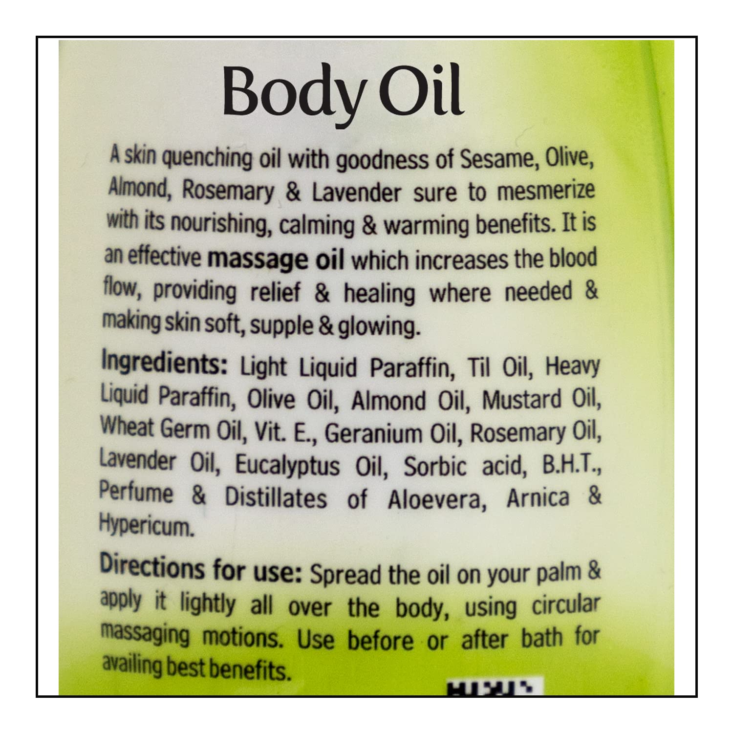 **Sunny Natural Body Massage Oil - 100ml (Pack of 2) | Organic Sesame, Olive, Almond, Rosemary & Lavender Blend for Deep Nourishment | Improves Blood Circulation, Soothes Muscles & Promotes Healing | Unisex Aromatherapy Oil for Couples Massage, Spa & Relaxation at Home**